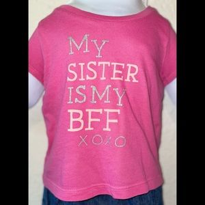 OshKosh Originals Baby Girl Graphic Tee Size 6 Months